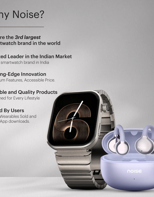 Load image into Gallery viewer, Colorfit Pro 6 Max Smartwatch – 1.96" AMOLED, AI, Stainless Steel, GPS, Swim, 5 ATM, 7-Day Battery, Sports, Fitness &amp; Health (Signature Brown)
