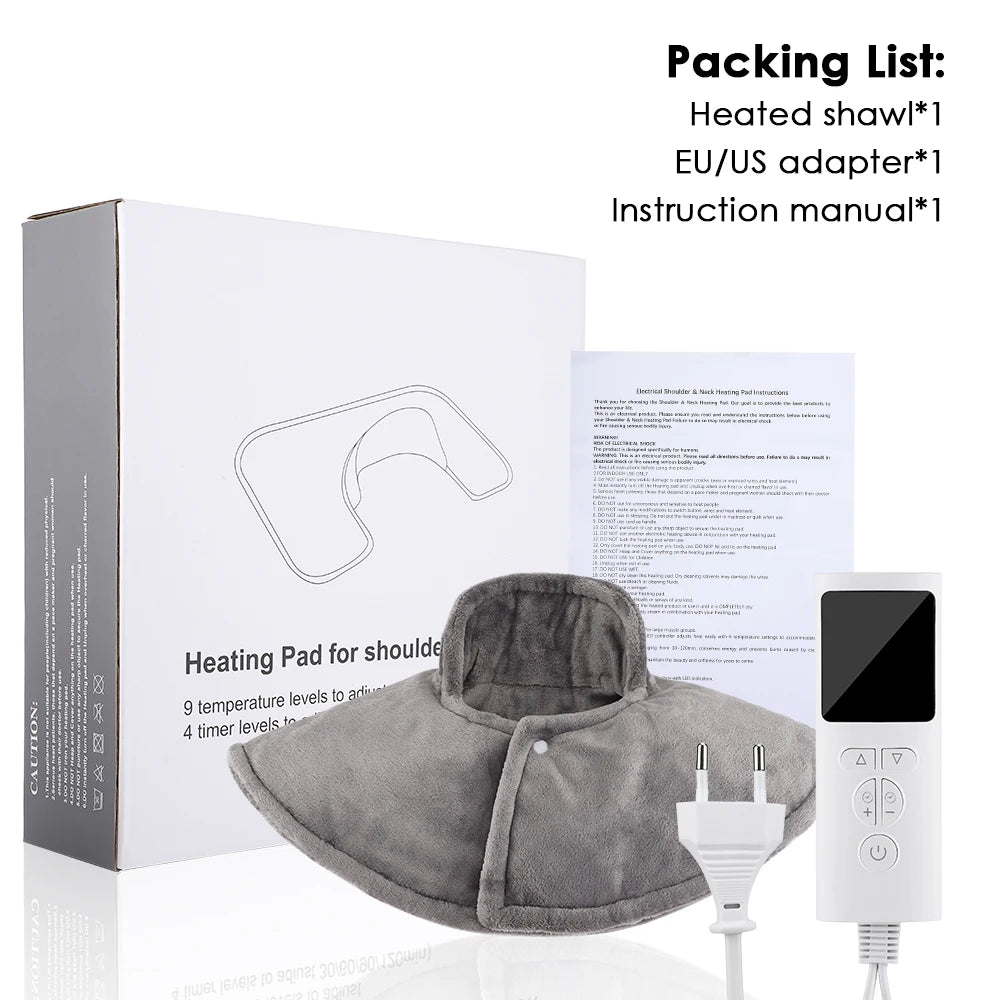 USB Heating Pad for Shoulder Pain Relief - Constant Temperature Neck and Shoulder Warmer