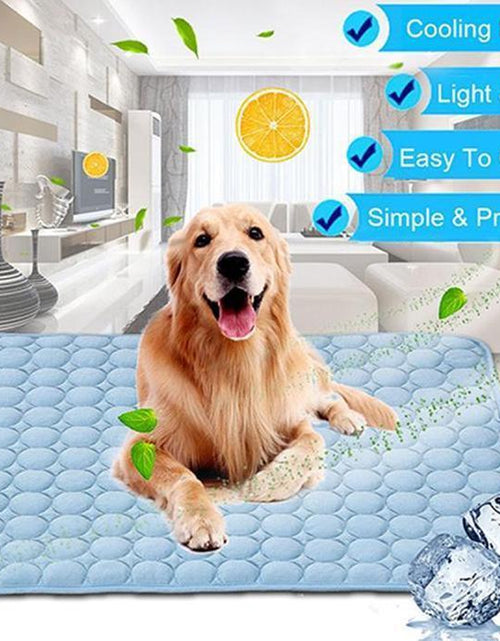 Load image into Gallery viewer, Pet Dog Cat Ice Silk Cold Nest Pad for Cooling in Summer
