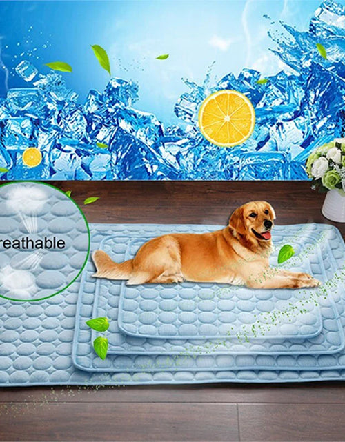 Load image into Gallery viewer, Pet Dog Cat Ice Silk Cold Nest Pad for Cooling in Summer

