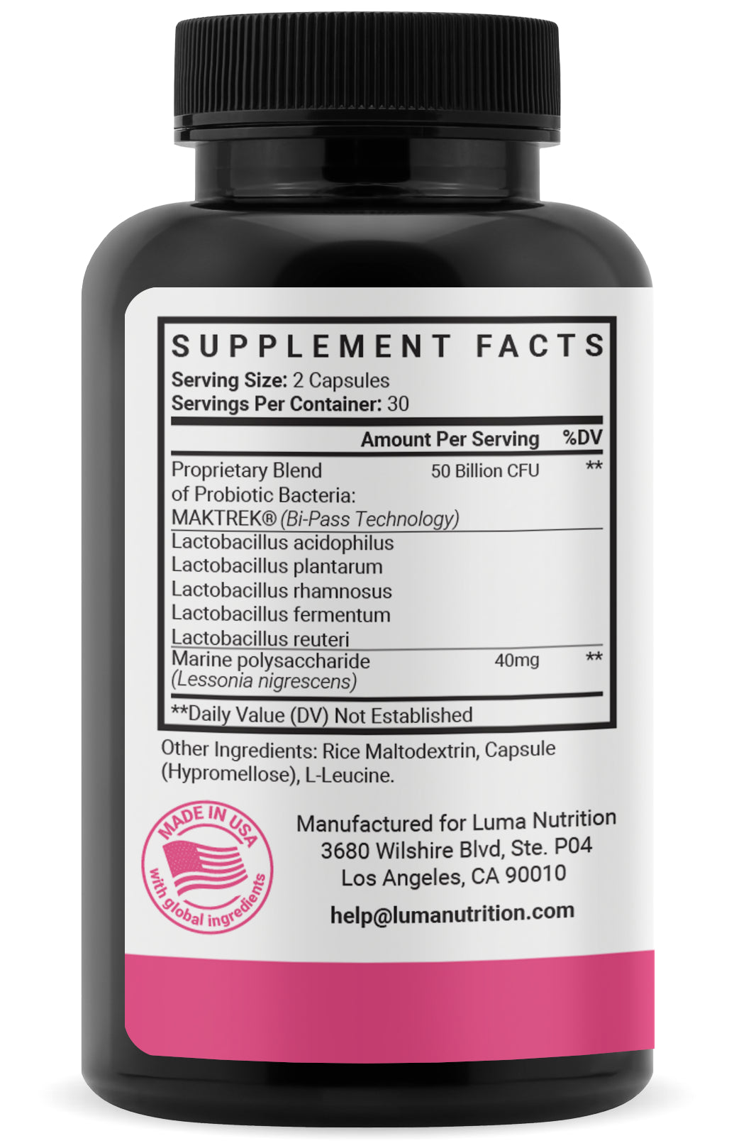 Probiotics for Women with Prebiotics - 50 Billion CFU per Serving - Formulated for Digestive, Immune & Feminine Support - 60 Capsules