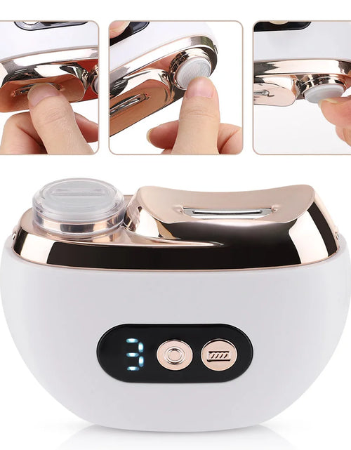 Load image into Gallery viewer, Rechargeable Electric Nail Clipper &amp; Polisher - Automatic Trimmer for All Ages with LED Light
