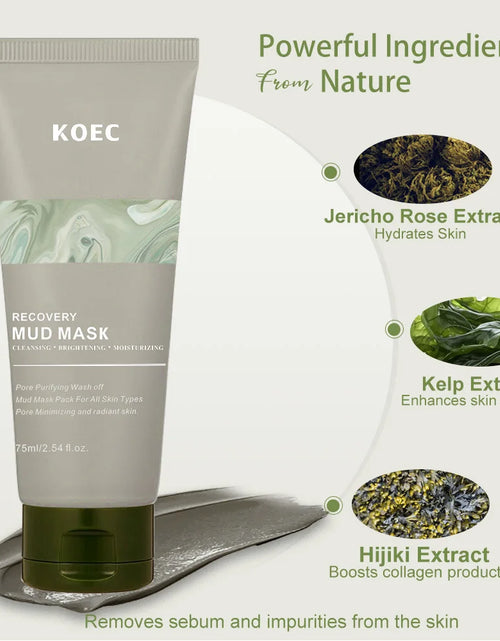 Load image into Gallery viewer, Revitalizing Volcanic Mud Facial Mask - Deep Cleansing &amp; Moisturizing for Face and Body, Minimizes Pores
