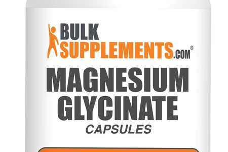 Bulksupplements Magnesium Glycinate Capsules - Easily Absorbed, Magnesium Supplement, 4 Capsules per Serving (400Mg Magnesium), 240 Count