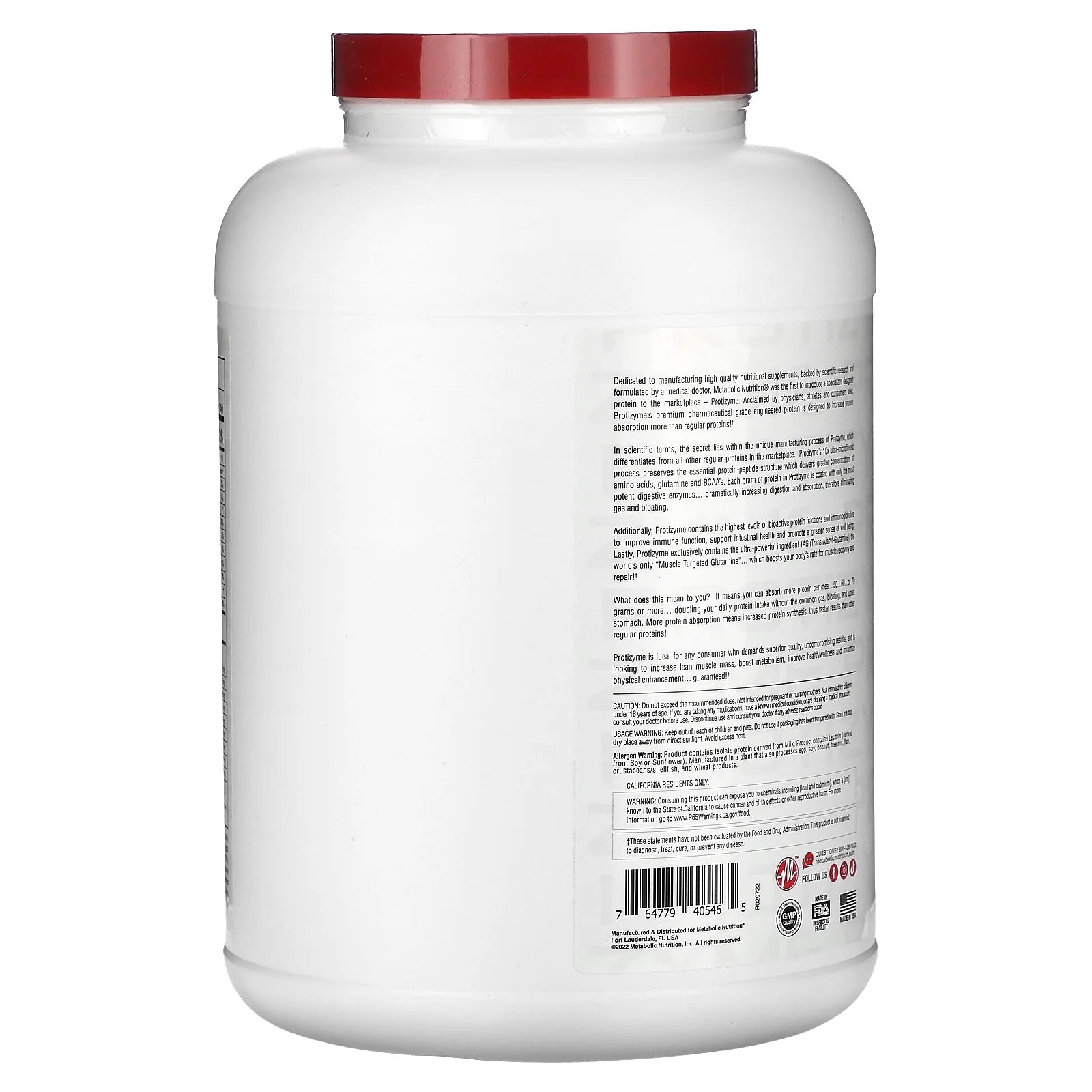 Protizyme, Specialized Designed Protein, Chocolate Cake, 4 Lb (1,820 G)