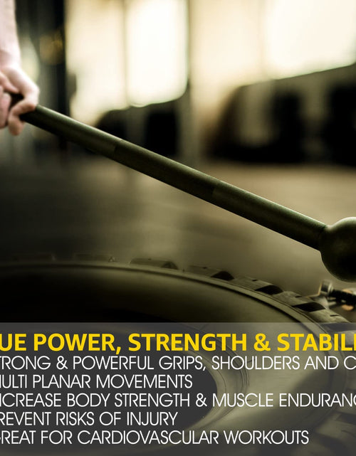 Load image into Gallery viewer, Steel Mace Bell - Versatile Strength Training for Full Body Workouts, Ideal for Muscles, Shoulders, Grips &amp; Forearms - Available in 5 to 30 LB for Men &amp; Women
