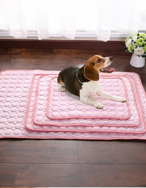 Load image into Gallery viewer, Pet Dog Cat Ice Silk Cold Nest Pad for Cooling in Summer
