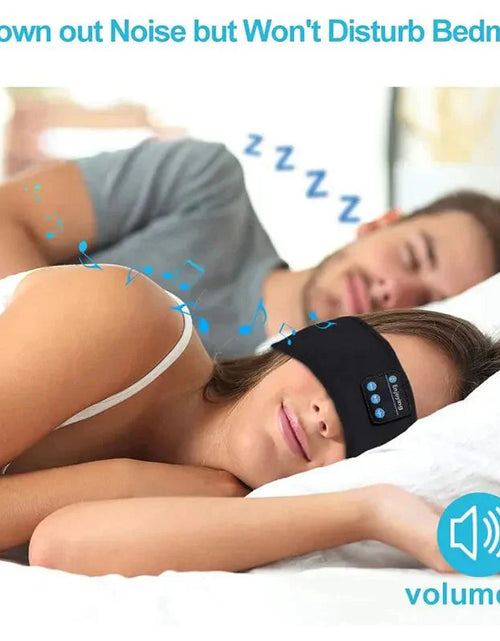 Load image into Gallery viewer, Bluetooth Sleep Headband – Wireless Headphones, Built-In Speakers, Comfortable Fabric, 10-Hour Battery Life
