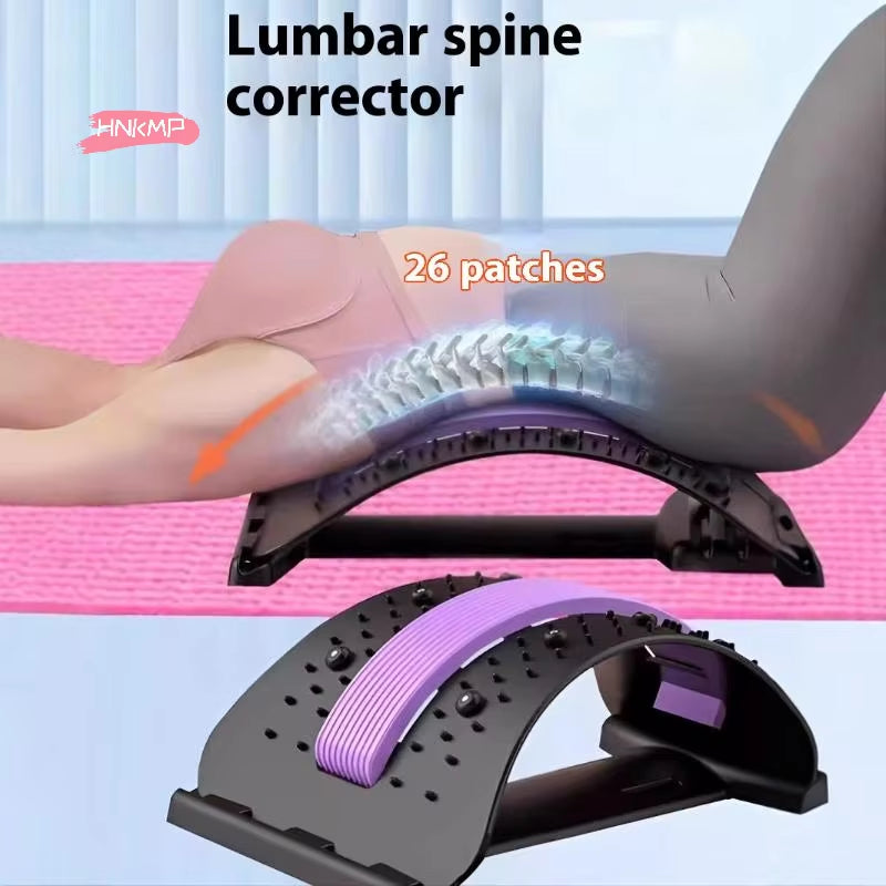 Magnetic Lumbar Back Soothing Device - Spine Stretch & Nerve Compression Relief for Ultimate Back Pain Therapy