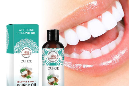 Coconut Oil Mouthwash for Fresh Breath, Odor Elimination, and Stain Removal - Ultimate Dental Care Solution