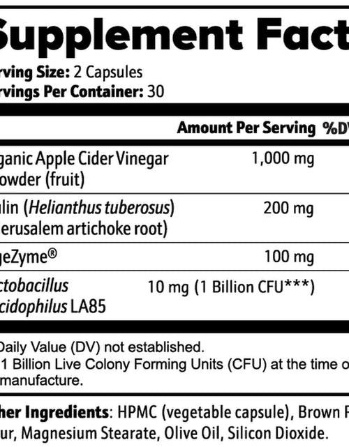 Load image into Gallery viewer, Apple Cider Vinegar Capsules
