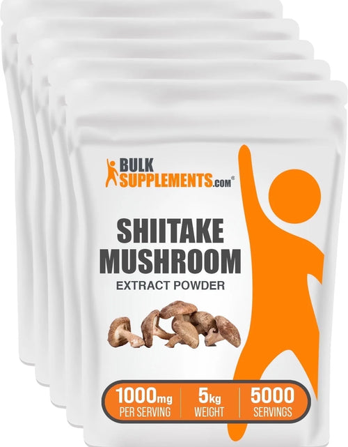 Load image into Gallery viewer, Bulksupplements Shiitake Mushroom Extract Powder - Mushroom Supplement, Vegan &amp; Herbal - 1G per Serving, 5Kg (11 Lbs)
