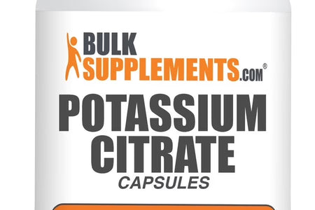 Bulksupplements Potassium Citrate Capsules - 1 Capsule per Serving (99Mg of Potassium), 180 Count