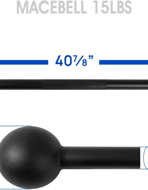 Load image into Gallery viewer, Steel Mace Bell - Versatile Strength Training for Full Body Workouts, Ideal for Muscles, Shoulders, Grips &amp; Forearms - Available in 5 to 30 LB for Men &amp; Women
