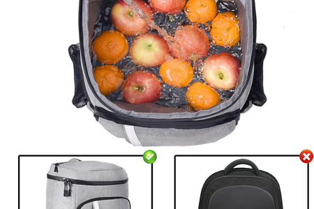 Backpack Cooler Leakproof Insulated Waterproof Backpack Cooler Bag, Lightweight Soft Beach Cooler Backpack for Men Women to Work Lunch Picnics Camping Hiking, 30 Cans