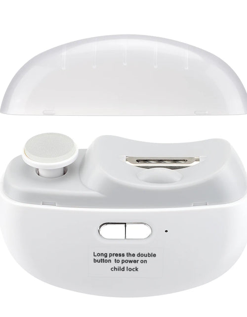 Load image into Gallery viewer, Rechargeable Electric Nail Clipper &amp; Polisher - Automatic Trimmer for All Ages with LED Light
