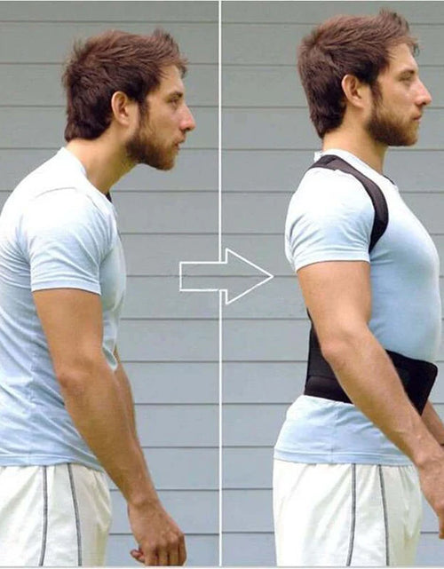 Load image into Gallery viewer, Posture Corrector Support Magnetic Back Shoulder Brace Belt Band for Men Women
