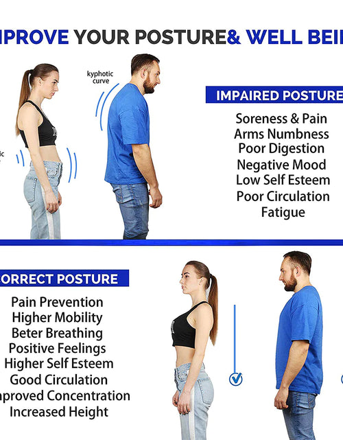 Load image into Gallery viewer, Shoulder Support Adjustable Back Pain Support Posture Corrector Brace Belt Strap
