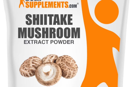 Bulksupplements Shiitake Mushroom Extract Powder - Mushroom Supplement, Vegan & Herbal - 1G per Serving, 250G (8.8 Oz)