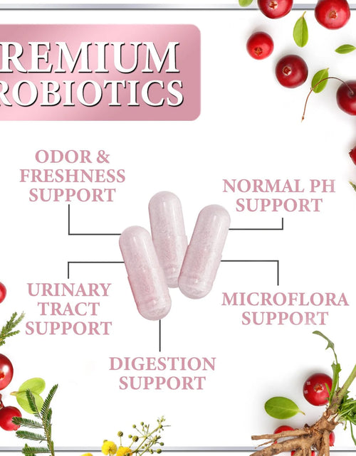 Load image into Gallery viewer, Probiotics for Women Digestive Health Support - 90 Billion CFU Women'S Probiotic, 16 Strains, Cranberry, Vaginal Probiotic with Prebiotics, PH, Immune, Urinary, &amp; Feminine Health Support, 60 Capsules
