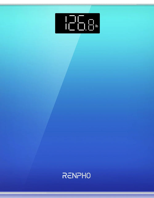 Load image into Gallery viewer, Highly Accurate Digital Body Weight Scale, 400 Lb, Gradient-Blue

