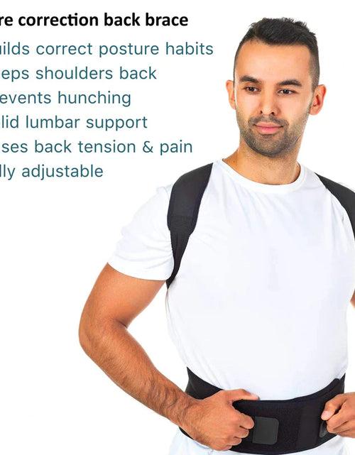 Load image into Gallery viewer, Posture Corrector Support Magnetic Back Shoulder Brace Belt Band for Men Women
