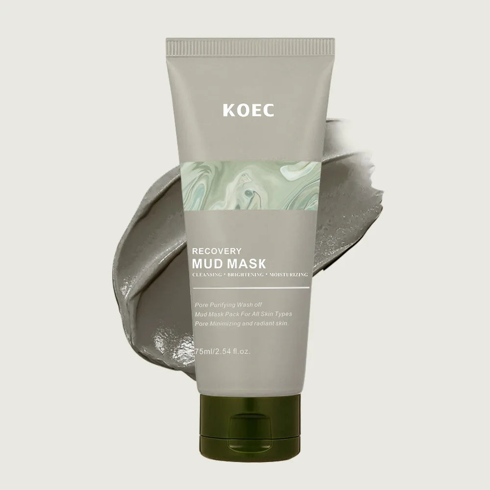 Revitalizing Volcanic Mud Facial Mask - Deep Cleansing & Moisturizing for Face and Body, Minimizes Pores