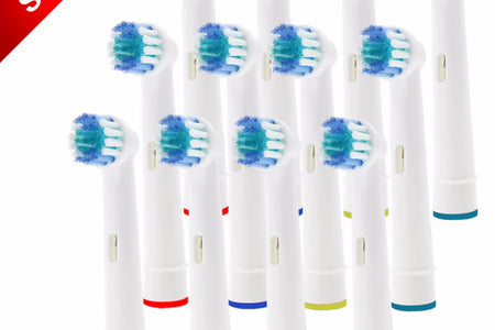 Upgrade Your Oral Care: 12 Replacement Brush Heads for Oral-B Electric Toothbrushes - Compatible with Advance Power, Pro Health, Triumph, 3D Excel, and Vitality Precision Clean