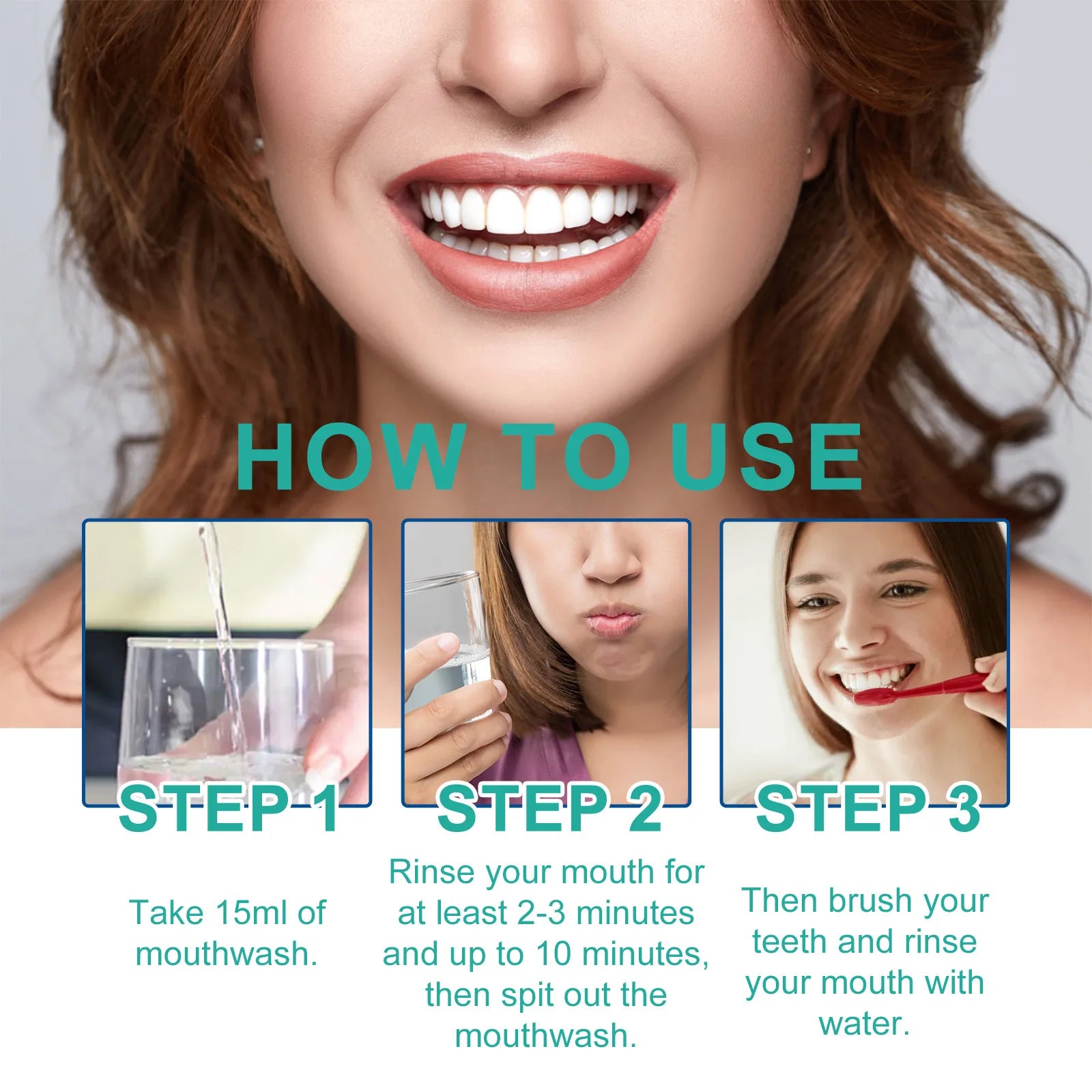 Coconut Oil Mouthwash for Fresh Breath, Odor Elimination, and Stain Removal - Ultimate Dental Care Solution