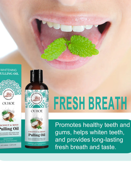 Load image into Gallery viewer, Coconut Oil Mouthwash for Fresh Breath, Odor Elimination, and Stain Removal - Ultimate Dental Care Solution
