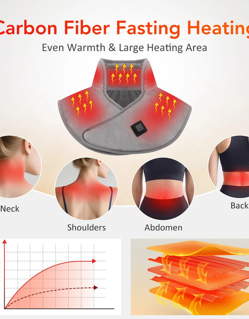 Load image into Gallery viewer, USB Heating Pad for Shoulder Pain Relief - Constant Temperature Neck and Shoulder Warmer
