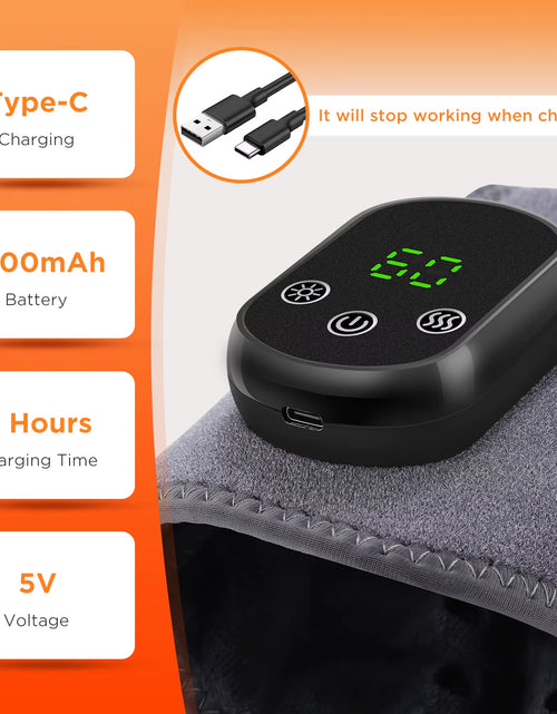 Load image into Gallery viewer, Revitalize Your Feet: Electric Foot &amp; Ankle Massager with 3 Vibration Settings and Soothing Hot Compress
