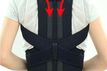 Adjustable Posture Corrector Low Back Support Shoulder Brace Belt for Men Women