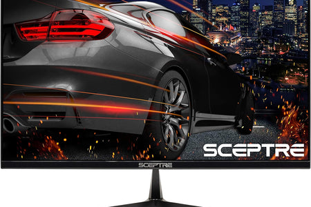 E255B-1658A 25" FHD 1080P 165Hz Gaming Monitor with AMD FreeSync, 1Ms Response Time, Dual HDMI & DisplayPort, Built-In Speakers - Sleek Metallic Black Design