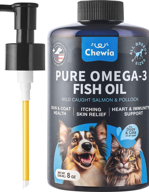 Load image into Gallery viewer, Fish Oil for Dogs 8 Oz Dog Fish Oil Skin &amp; Coat Dog Supplement
