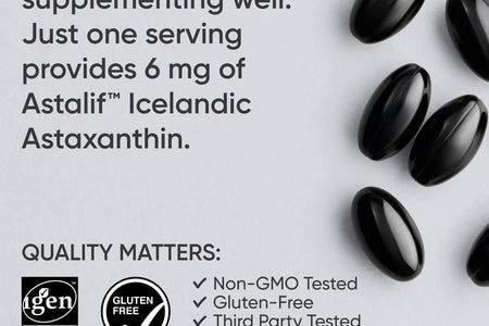 Sports Research Triple Strength Astaxanthin Supplement (6Mg) with Organic Coconut Oil for Antioxidant Activity, Skin & Eye Health Support - Non-Gmo Verified & Gluten Free - 120 Softgels