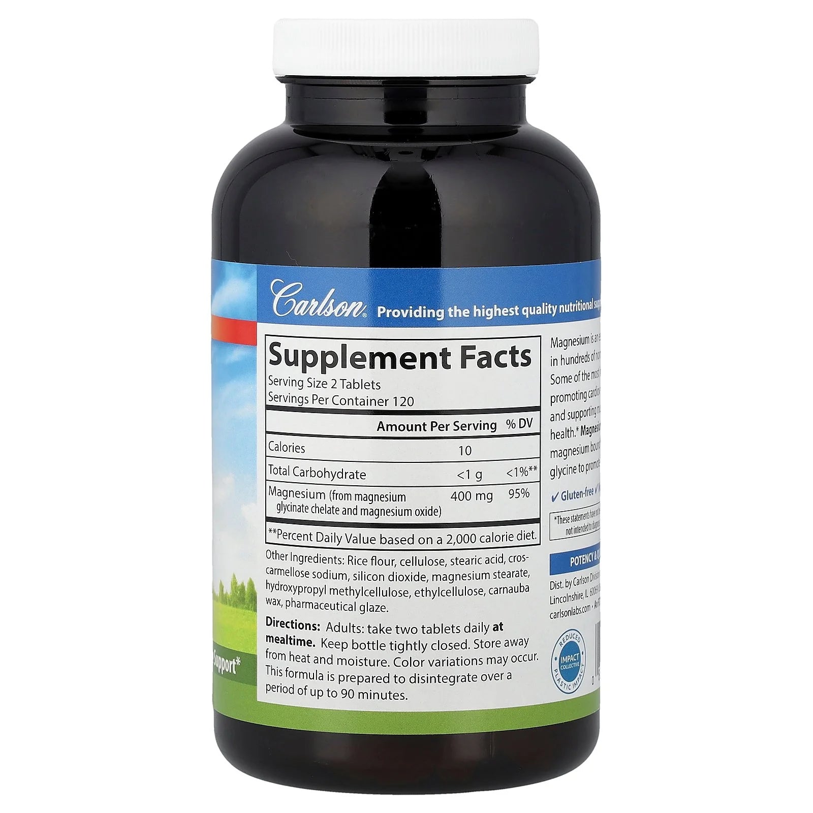 Magnesium Glycinate, 240 Tablets (200 Mg per Tablet)