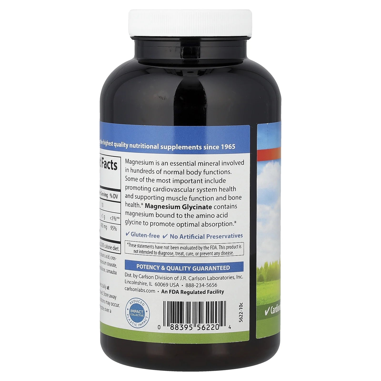 Magnesium Glycinate, 240 Tablets (200 Mg per Tablet)