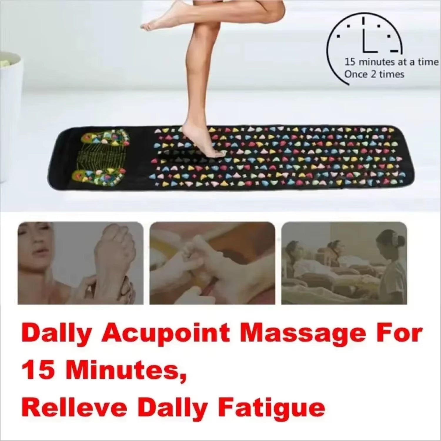Revitalize Your Feet with the Ultimate Acupressure Reflexology Massage Pad – Perfect for Health and Relaxation!