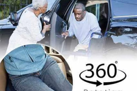 SpinEase™ 360° Rotating Memory Foam Seat Cushion – Sit, Swivel & Go with Zero Effort