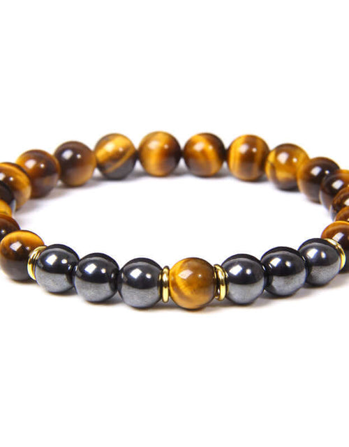 Load image into Gallery viewer, Tiger Eye Energy Bracelet Fitness Men'S Bracelet Gift Jewelry
