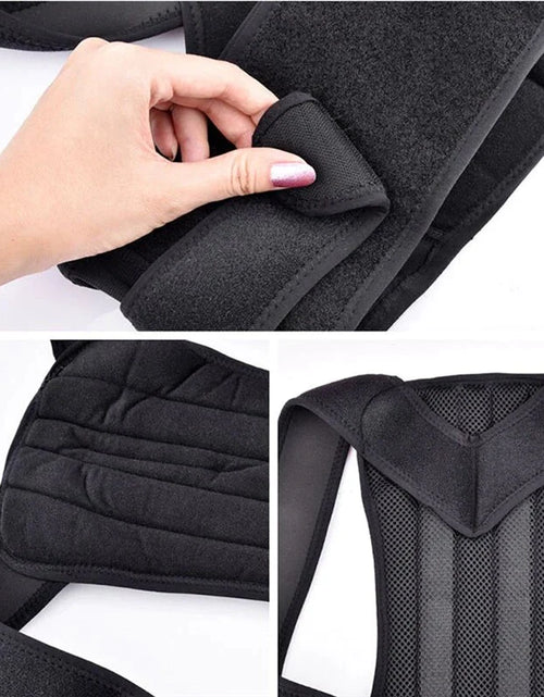 Load image into Gallery viewer, Adjustable Posture Corrector Low Back Support Shoulder Brace Belt for Men Women
