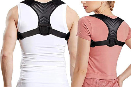 Posture Corrector Adjustable Breathable Back Brace for Women and Men, Support Belt Straightener Improve Hunchback and Relief for Upper Lower Back, Lumbar, Neck, Shoulder Pain