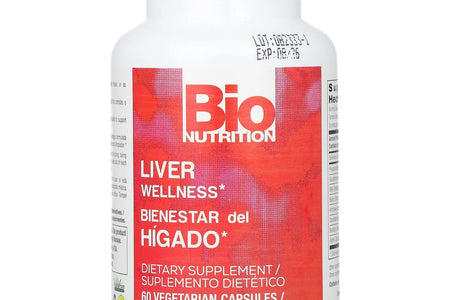 Bio Nutrition - Liver Wellness - 60 Vegetarian Capsules