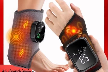 Revitalize Your Feet: Electric Foot & Ankle Massager with 3 Vibration Settings and Soothing Hot Compress