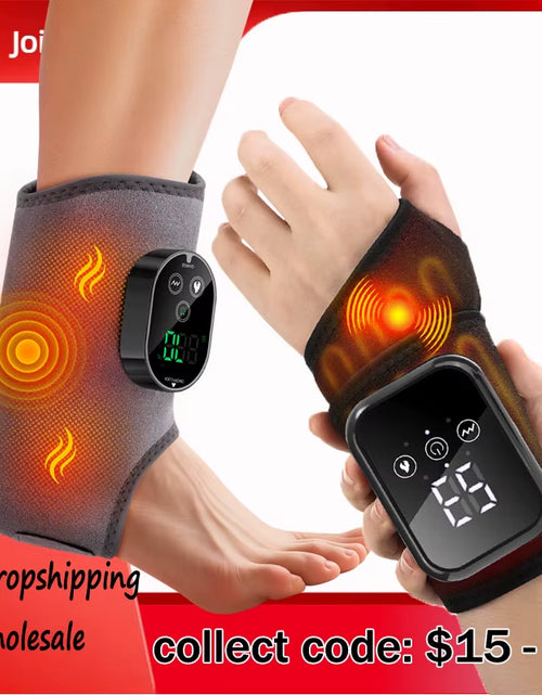 Load image into Gallery viewer, Revitalize Your Feet: Electric Foot &amp; Ankle Massager with 3 Vibration Settings and Soothing Hot Compress
