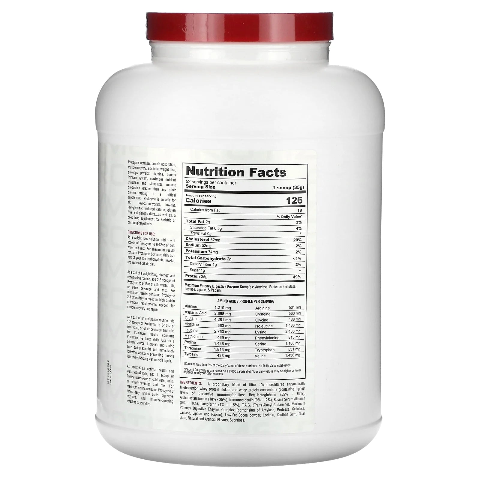 Protizyme, Specialized Designed Protein, Chocolate Cake, 4 Lb (1,820 G)