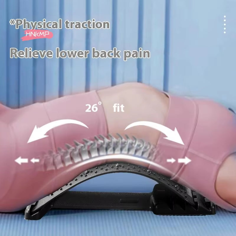 Magnetic Lumbar Back Soothing Device - Spine Stretch & Nerve Compression Relief for Ultimate Back Pain Therapy