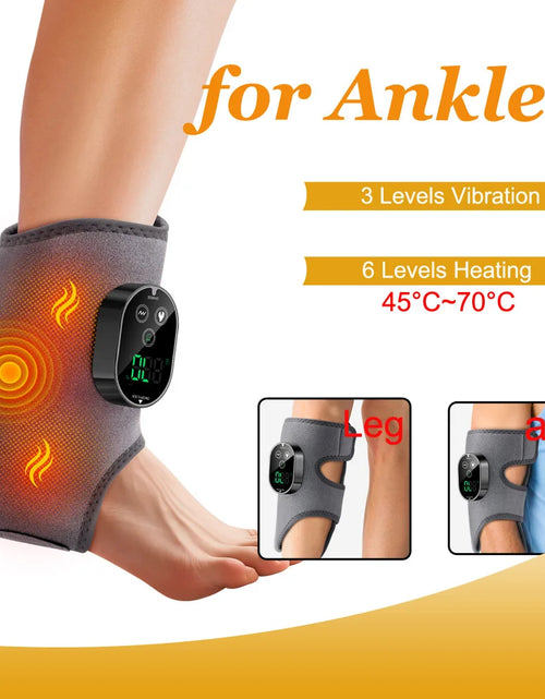 Load image into Gallery viewer, Revitalize Your Feet: Electric Foot &amp; Ankle Massager with 3 Vibration Settings and Soothing Hot Compress
