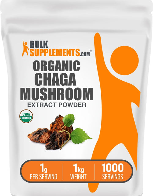 Load image into Gallery viewer, Bulksupplements Chaga Mushroom Extract Powder - Mushroom Supplement - Vegan &amp; Herbal, 1G per Serving, 5Kg (11 Lbs)
